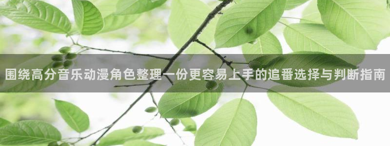 里番s动漫在线观看：围绕高分音乐动漫角色整理一份更容易上手的追番选择与判断指南配图